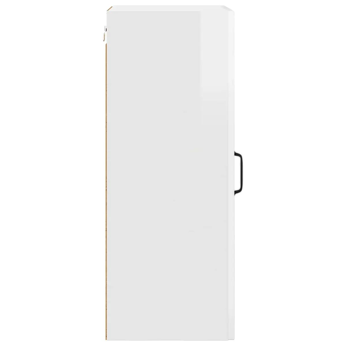 High Gloss White Kitchen Cabinet Storage Engineered Wood 40x31x80 cm