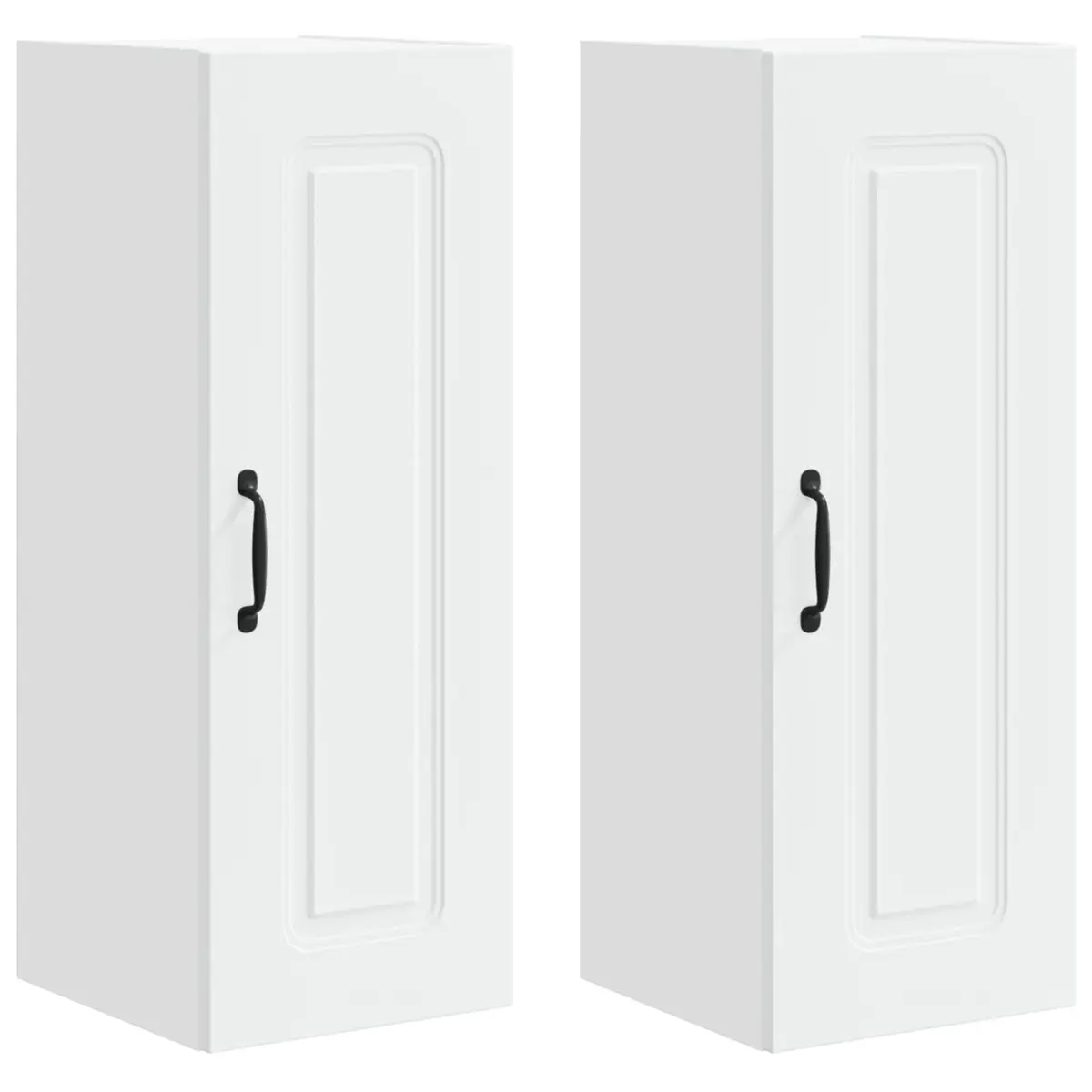 Kitchen Cabinet White Engineered Wood Storage Unit 30x31x80cm
