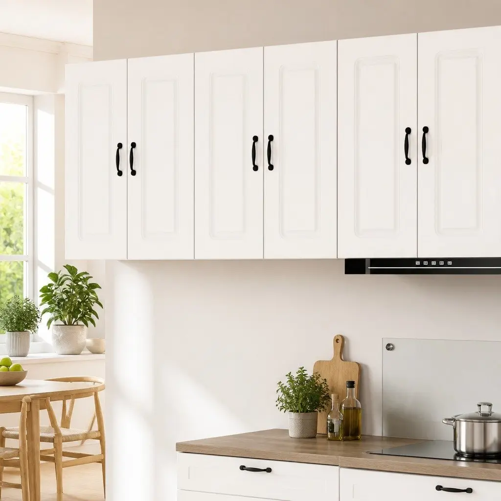 High Gloss White Kitchen Storage Cabinet