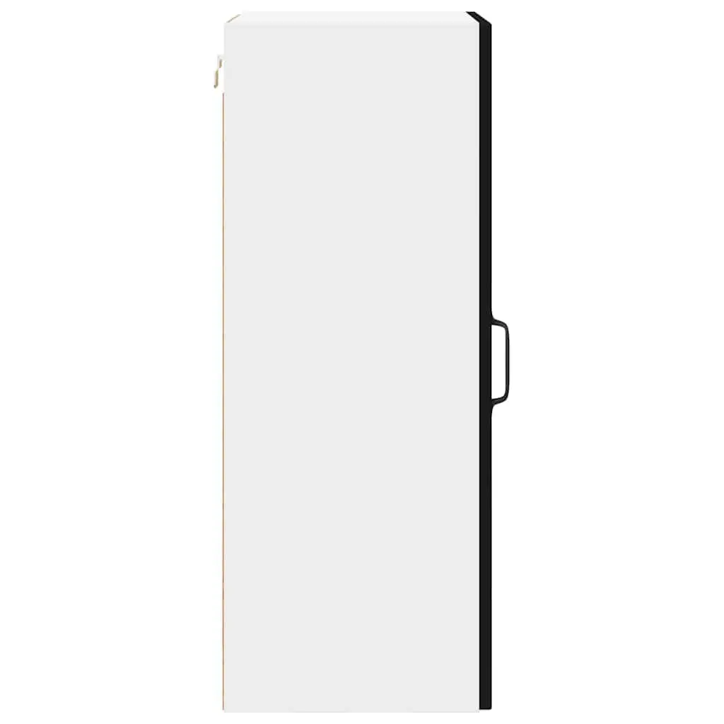 Black Engineered Wood Kitchen Cabinet Dishwasher Panel Storage Furniture 40x31x80cm