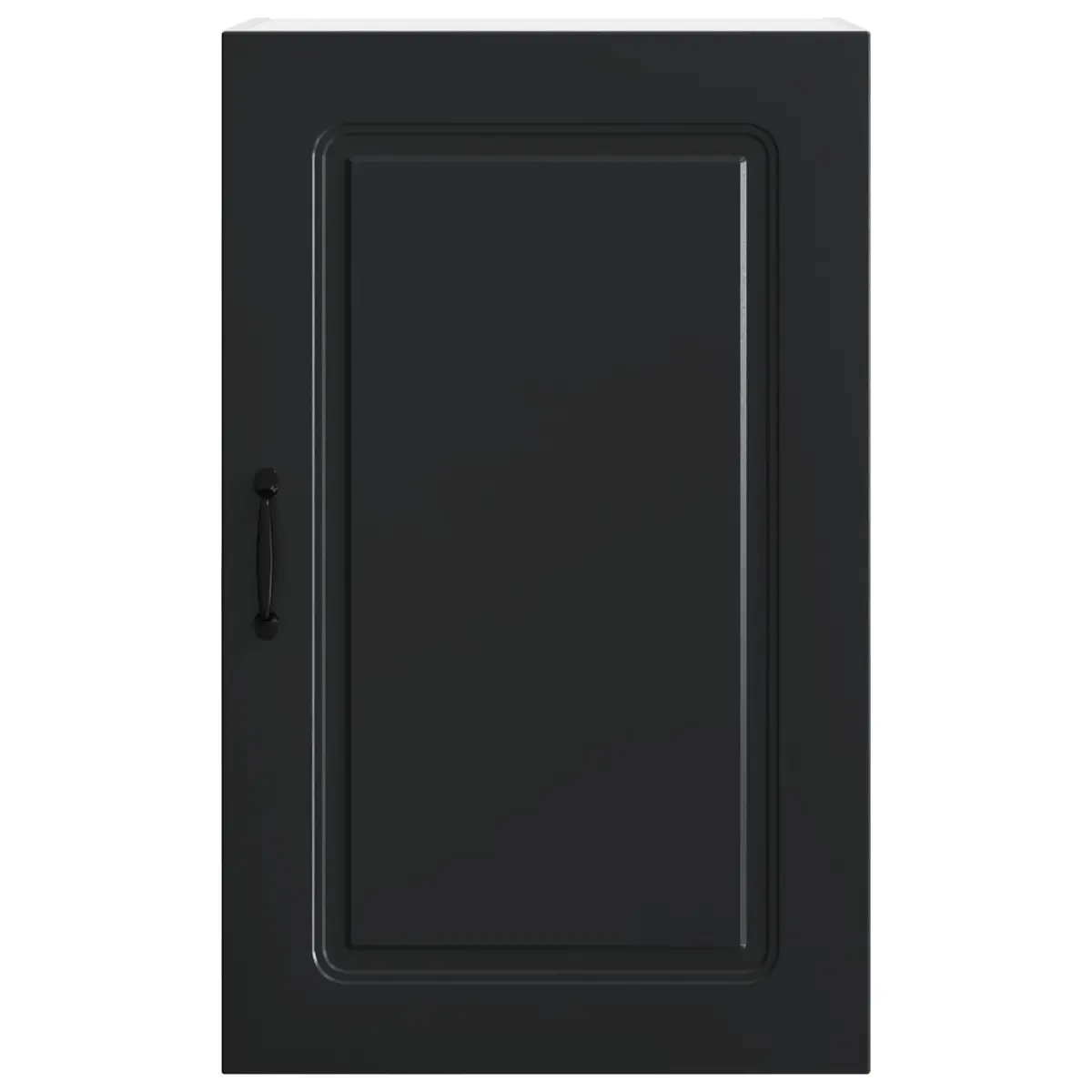 Kitchen Cabinet Storage Unit Black Engineered Wood 50x31x80cm