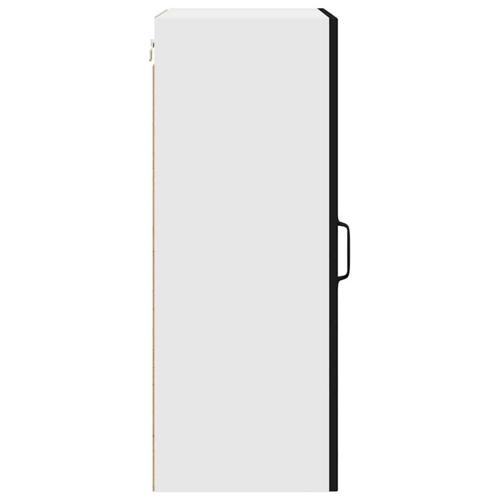 Kitchen Cabinet Storage Unit Black Engineered Wood 50x31x80cm