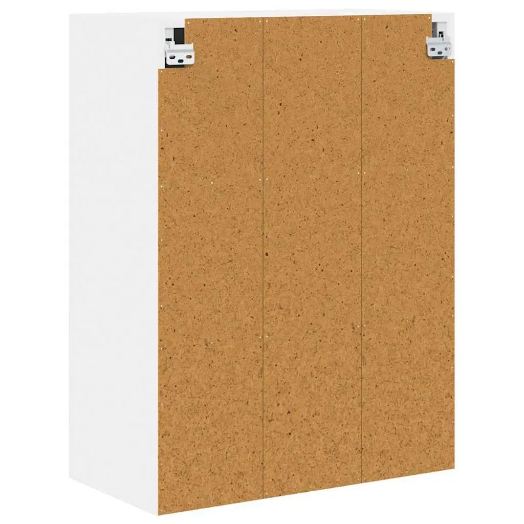 White Engineered Wood Kitchen Cabinet
