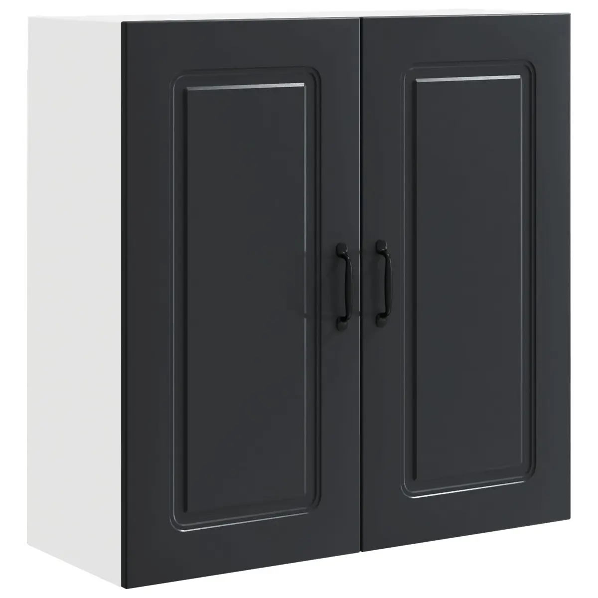 Dishwasher Panel Kitchen Cabinet Black 80x31x80cm