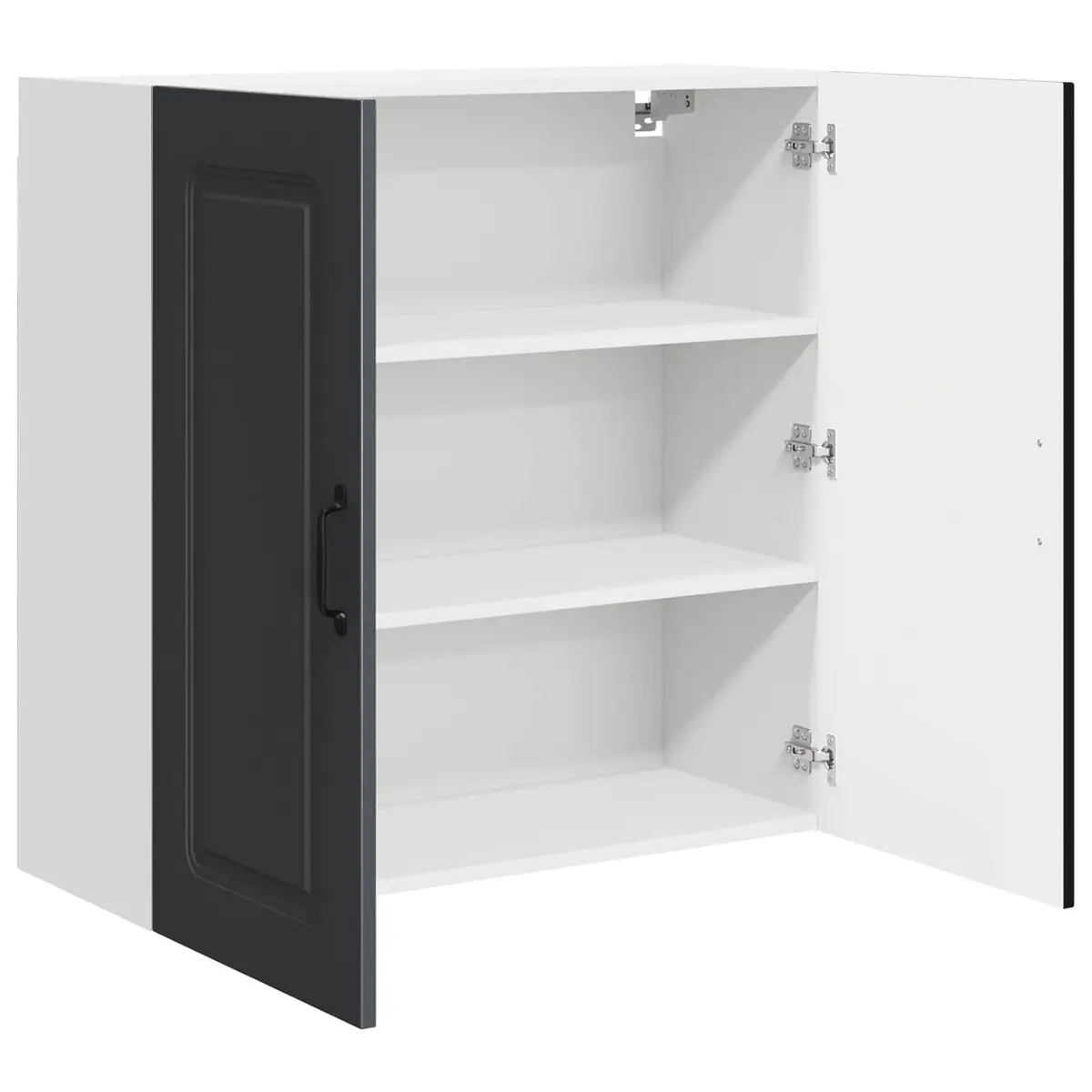 Dishwasher Panel Kitchen Cabinet Black 80x31x80cm