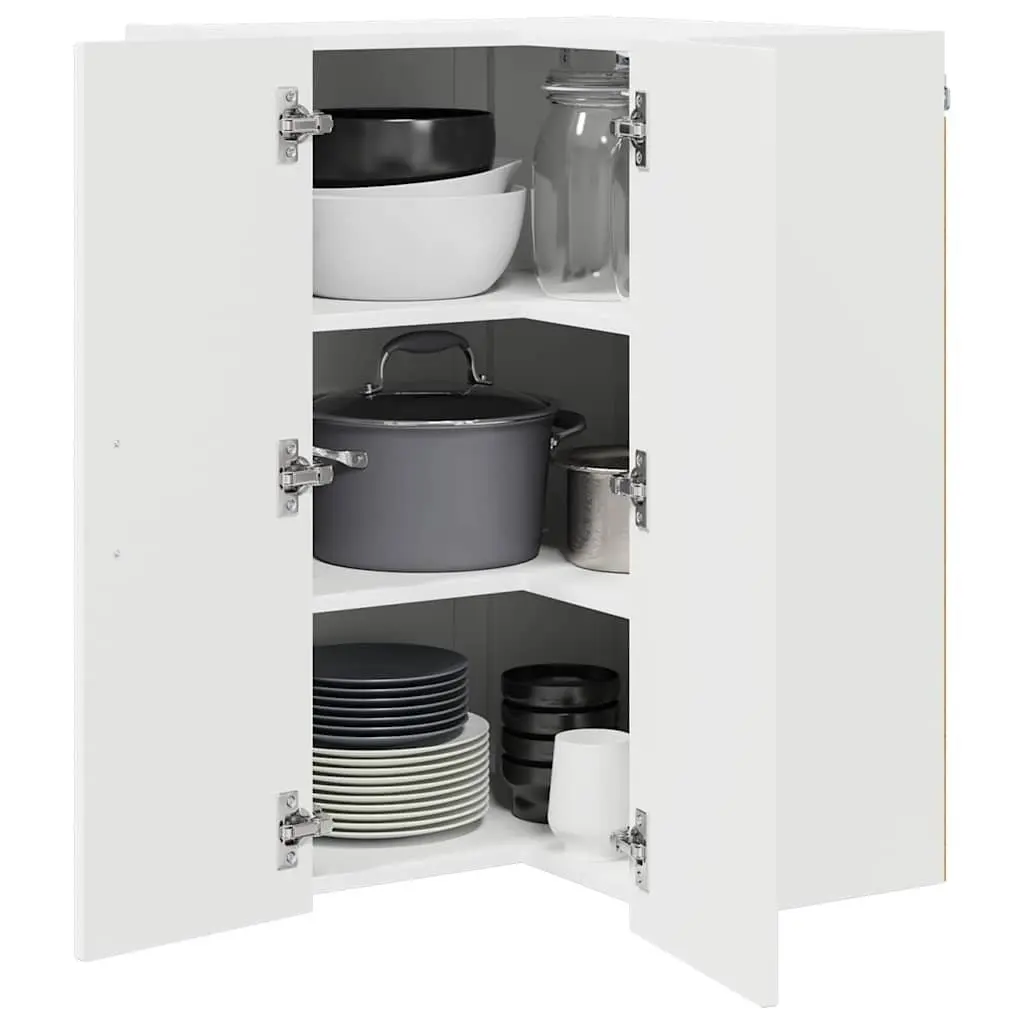 White Dishwasher Panel Kitchen Cabinet Engineered Wood Storage Cupboard