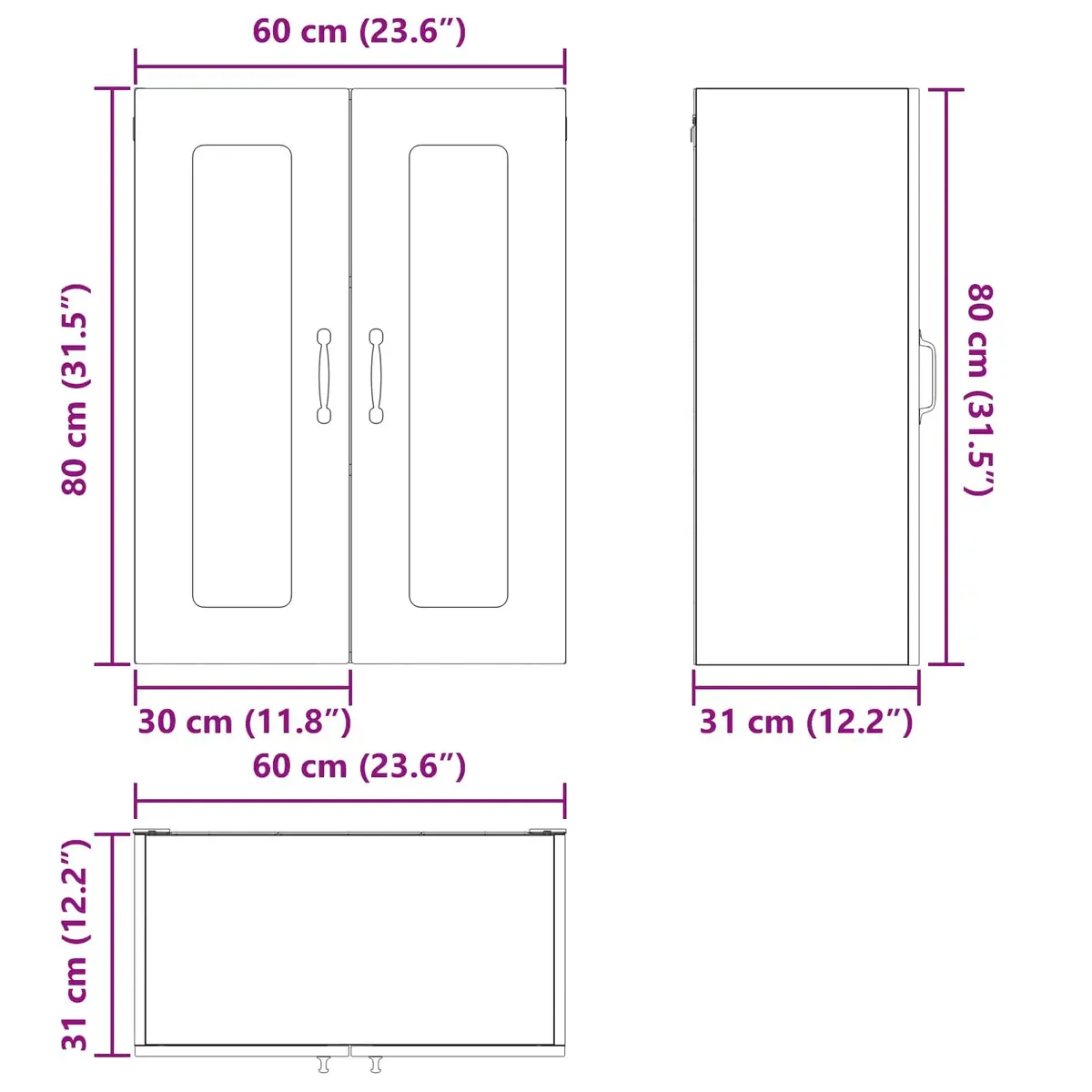 Dishwasher Panel Kitchen Cabinet White Engineered Wood Storage Organiser