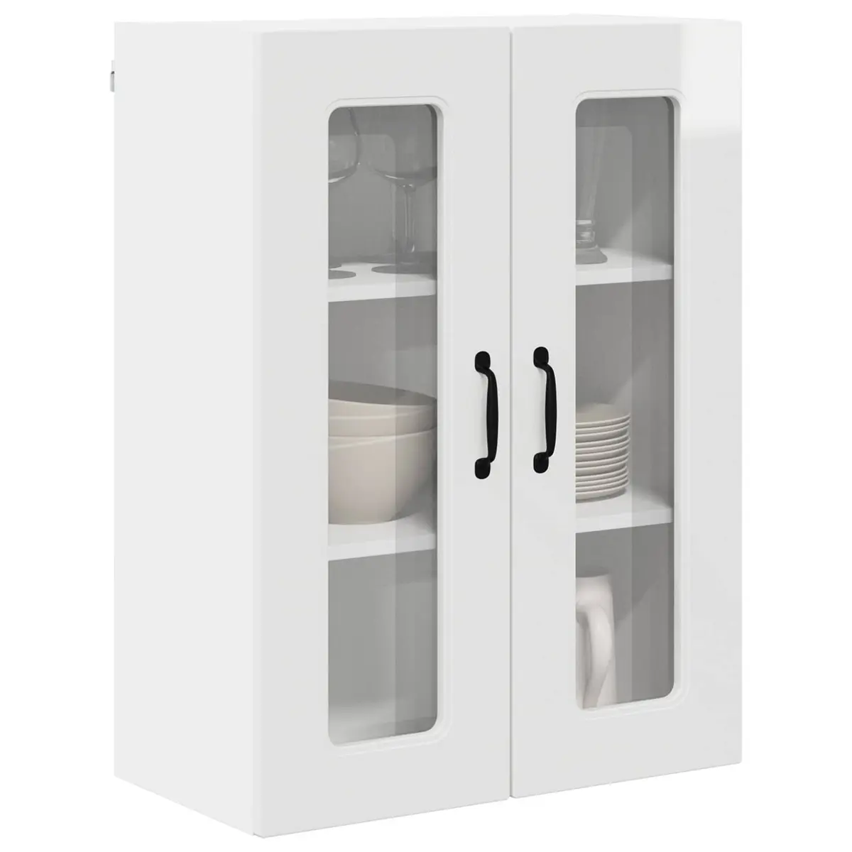Kitchen Cabinet Dishwasher Panel High Gloss White 60 x 31 x 80 cm