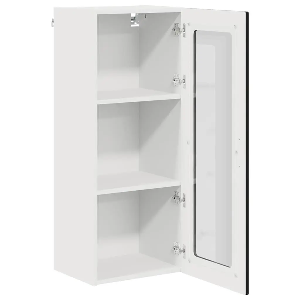 Kitchen Cabinet Dishwasher Panel Storage Black Engineered Wood 40 x 31 x 100 cm