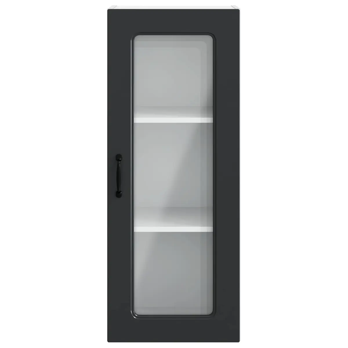 Kitchen Cabinet Dishwasher Panel Storage Black Engineered Wood 40 x 31 x 100 cm