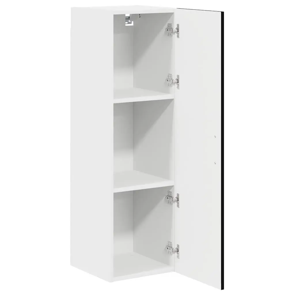 Engineered Wood Black Kitchen Cabinet with Specifics