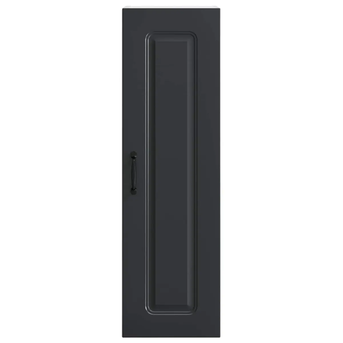 Engineered Wood Black Kitchen Cabinet with Specifics