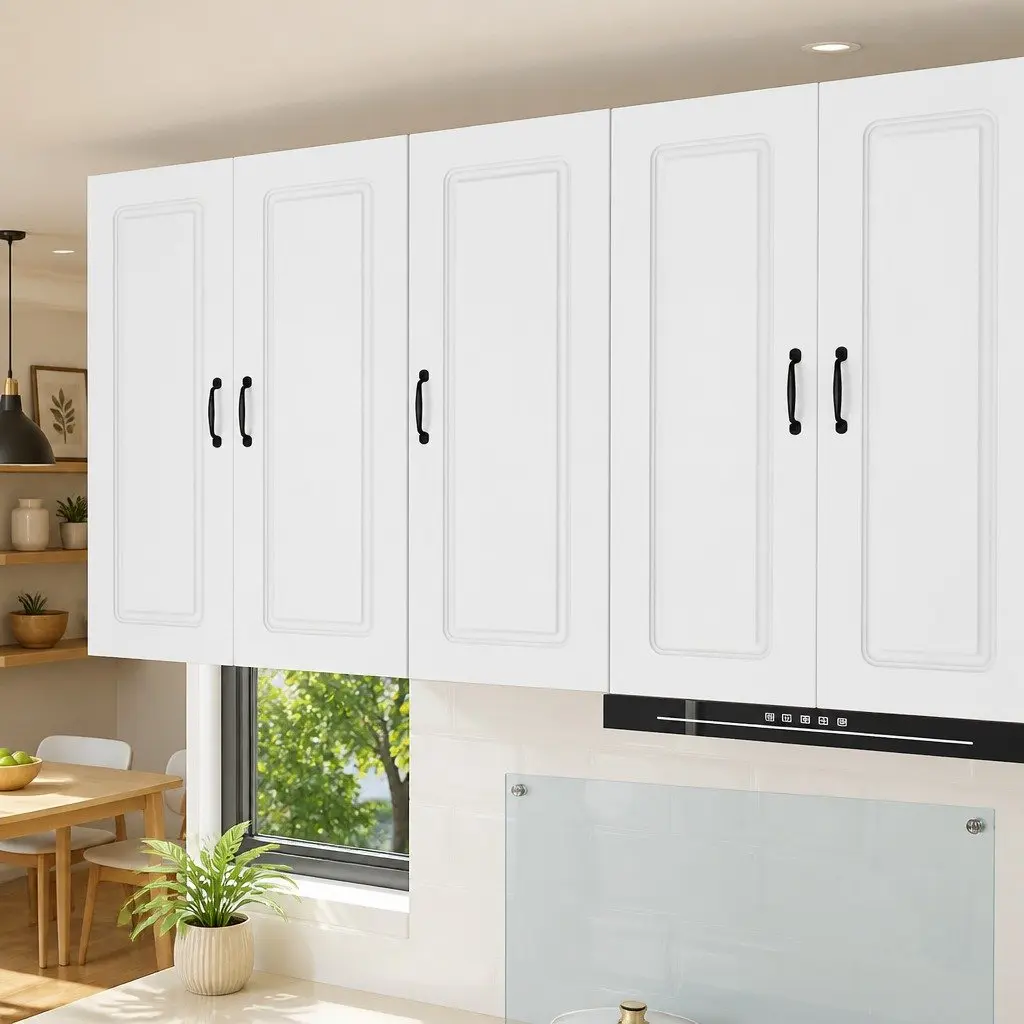 Kitchen Dishwasher Panel Cabinet White Engineered Wood Storage Organiser