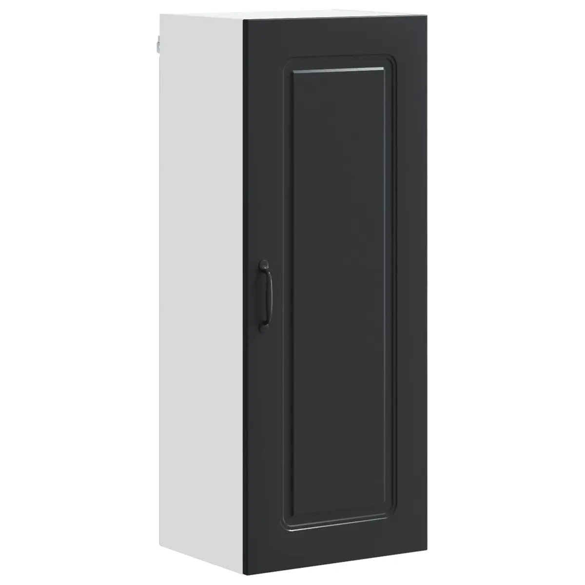 Dishwasher Panel Kitchen Cabinet Black Engineered Wood Storage Cupboard