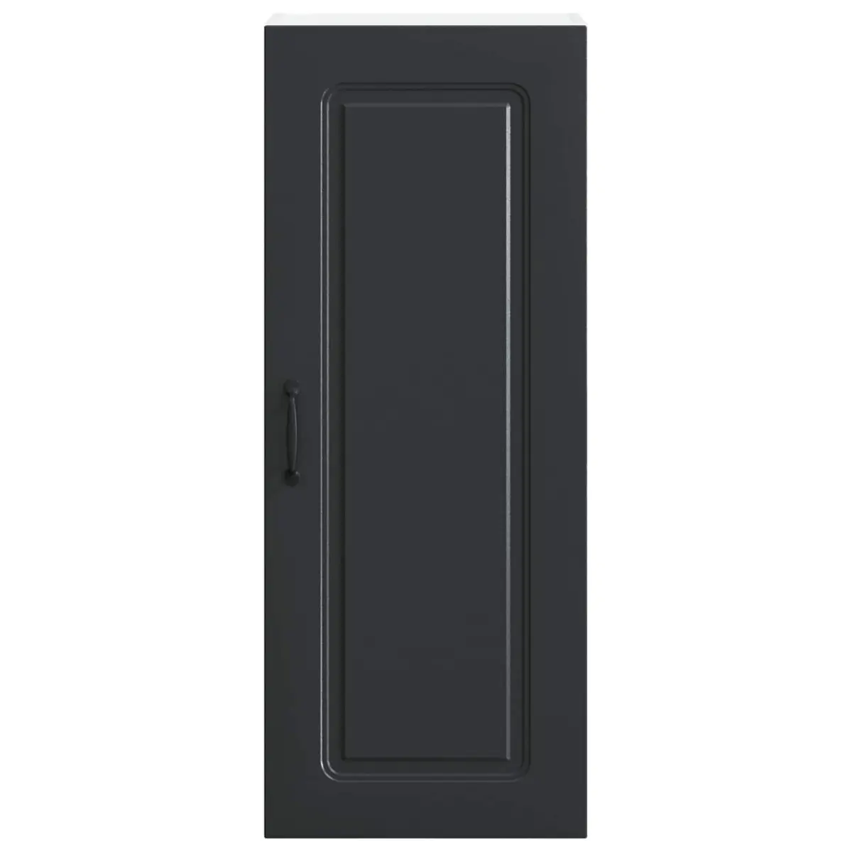 Dishwasher Panel Kitchen Cabinet Black Engineered Wood Storage Cupboard