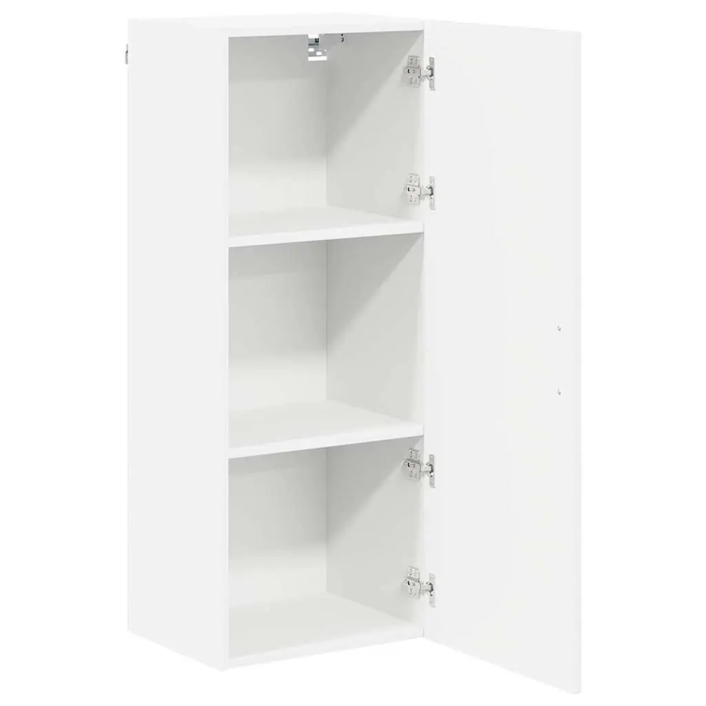 High Gloss White Kitchen Cabinet Panel Storage 40x31x100cm Engineered Wood