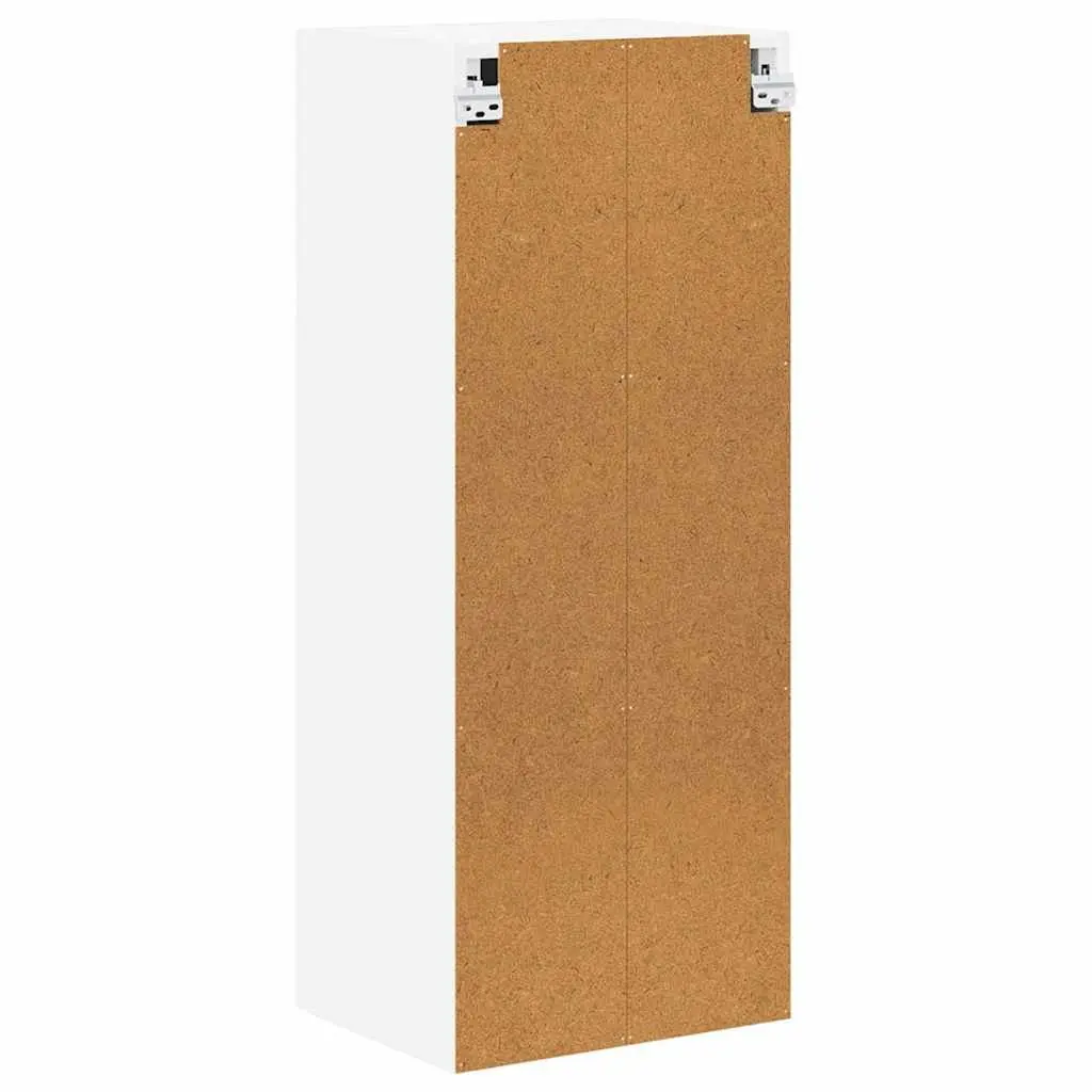 High Gloss White Kitchen Cabinet Panel Storage 40x31x100cm Engineered Wood