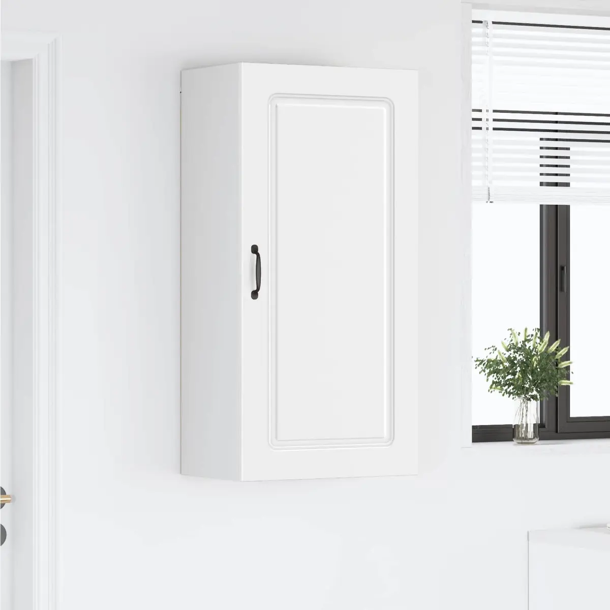 Dishwasher Panel White 50 x 31 x 100 cm Kitchen Cabinet Door Kalmar Style
