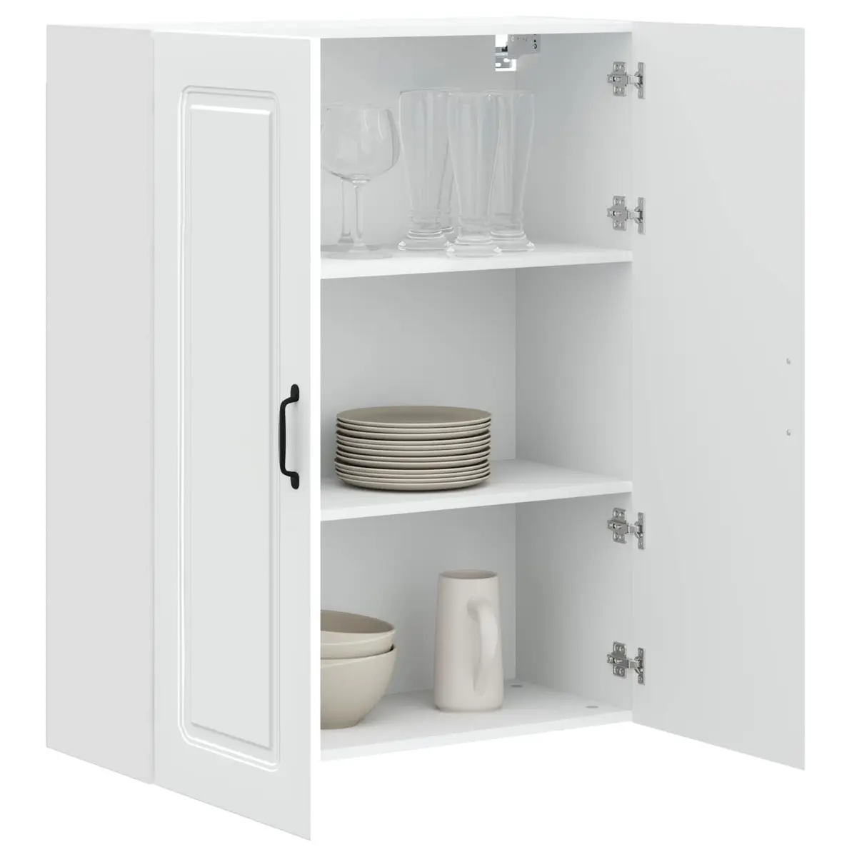 Dishwasher Panel Kitchen Cabinet White Engineered Wood Storage Unit 80 x 31 x 100 cm
