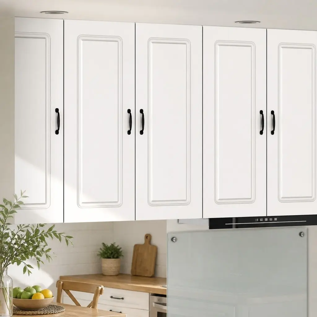 Dishwasher Panel Kitchen Cabinet High Gloss White Storage Cupboard 80x31x100cm