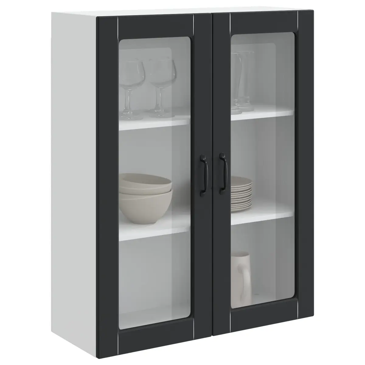 Kitchen Cabinet for Kitchen 80x31x100cm Black Engineered Wood Storage