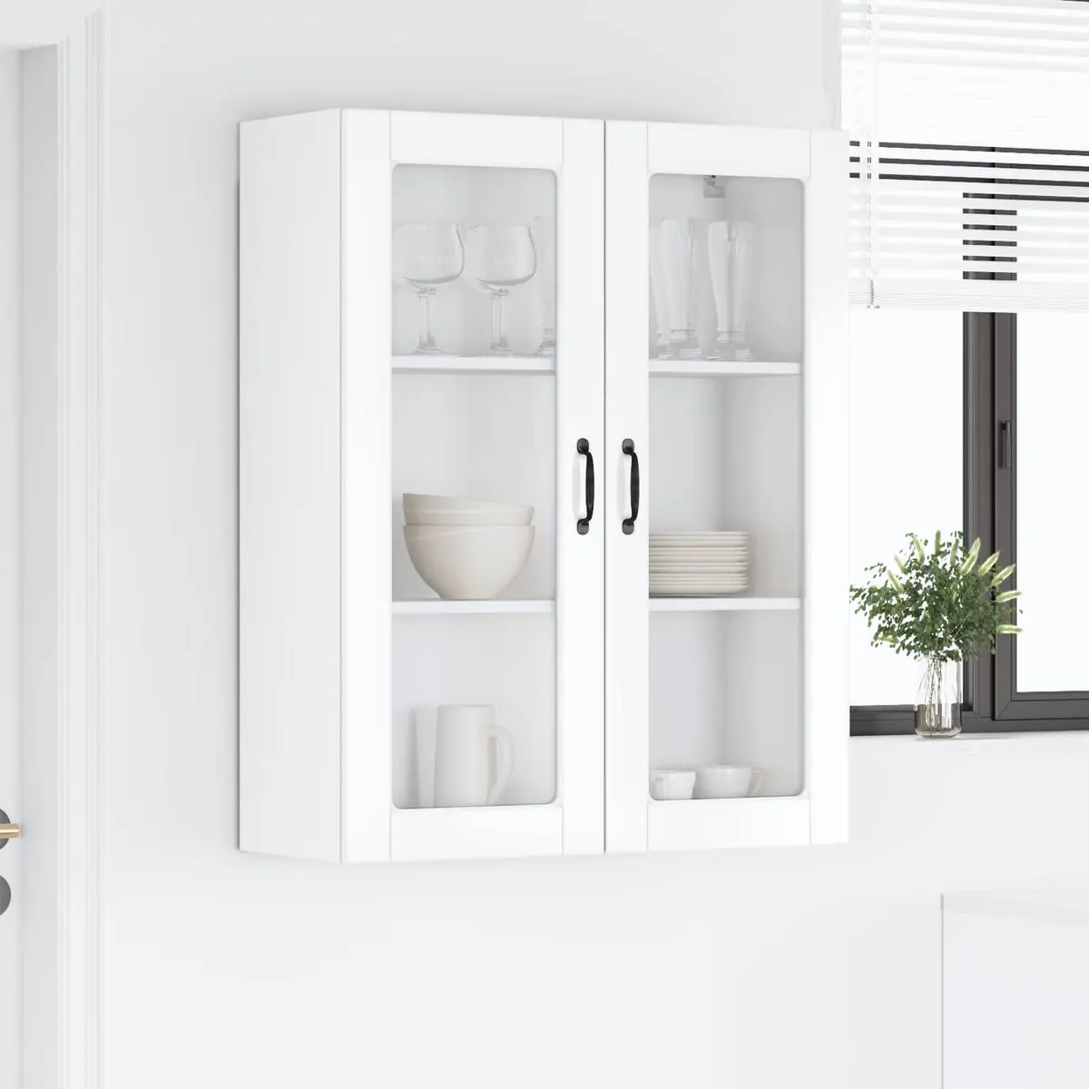High Gloss White Kitchen Cabinet