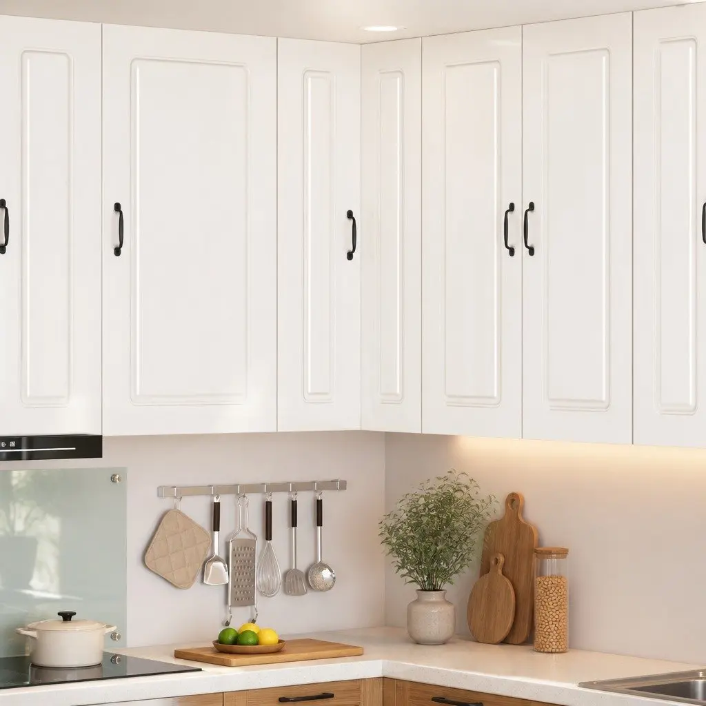 Kitchen Dishwasher Panel Cabinet High Gloss White Storage Furniture 57x57x100cm