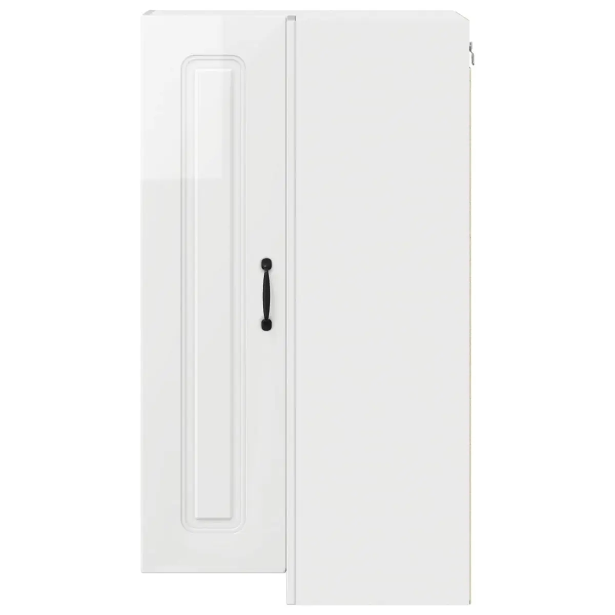 Kitchen Dishwasher Panel Cabinet High Gloss White Storage Furniture 57x57x100cm