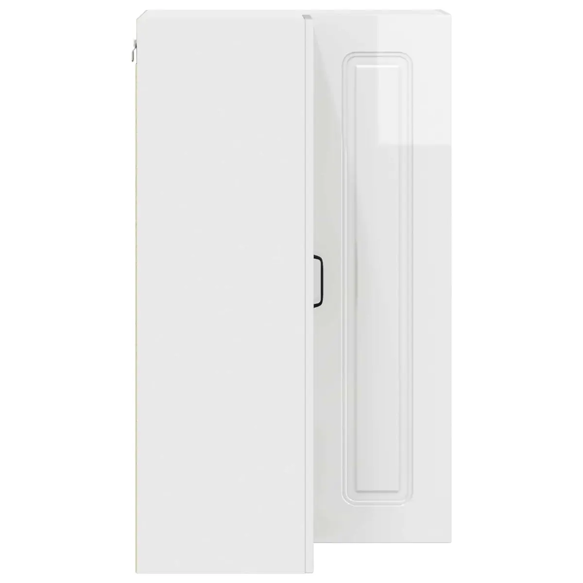 Kitchen Dishwasher Panel Cabinet High Gloss White Storage Furniture 57x57x100cm
