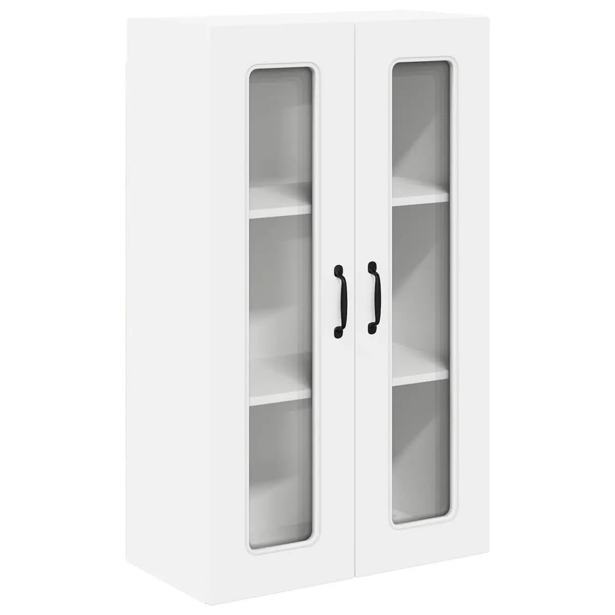 White Engineered Wood Kitchen Cabinet
