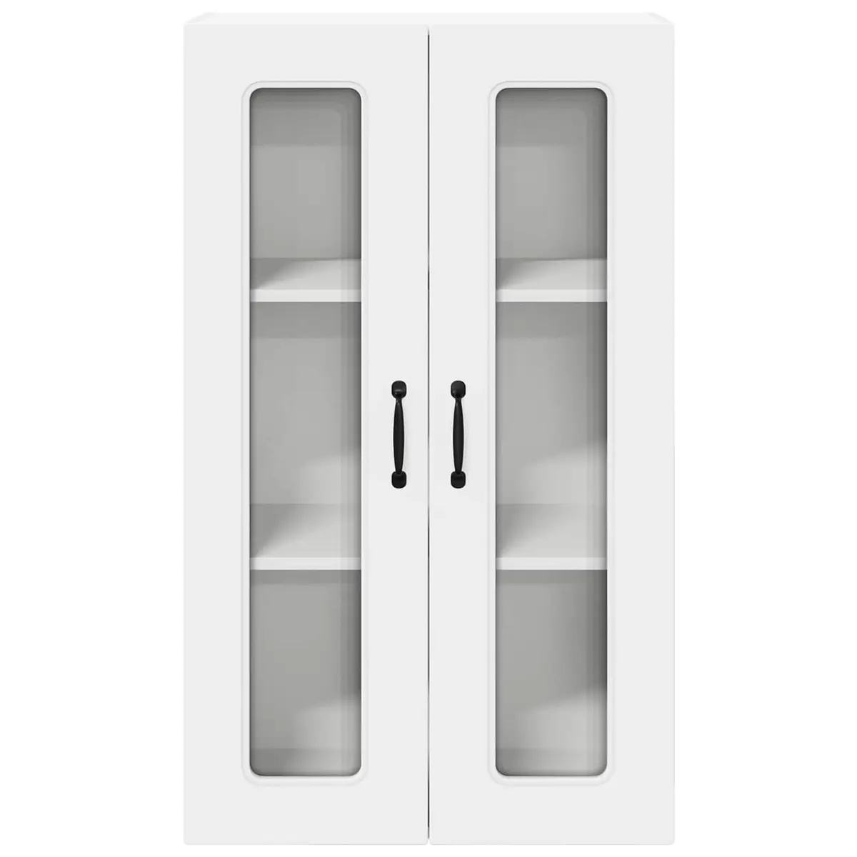 White Engineered Wood Kitchen Cabinet
