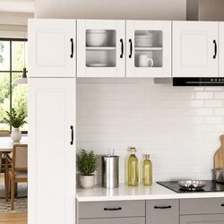 Wall Glass Cabinet Specifications: 40x31x40cm, White