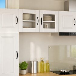 Specifications for Wall Glass Cabinet: High Gloss White Finish