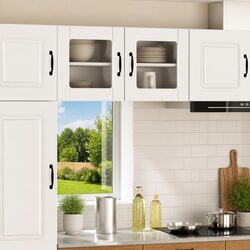 Wall Glass Cabinet Dimensions: 40 x 31 x 40 cm - 2 Pcs