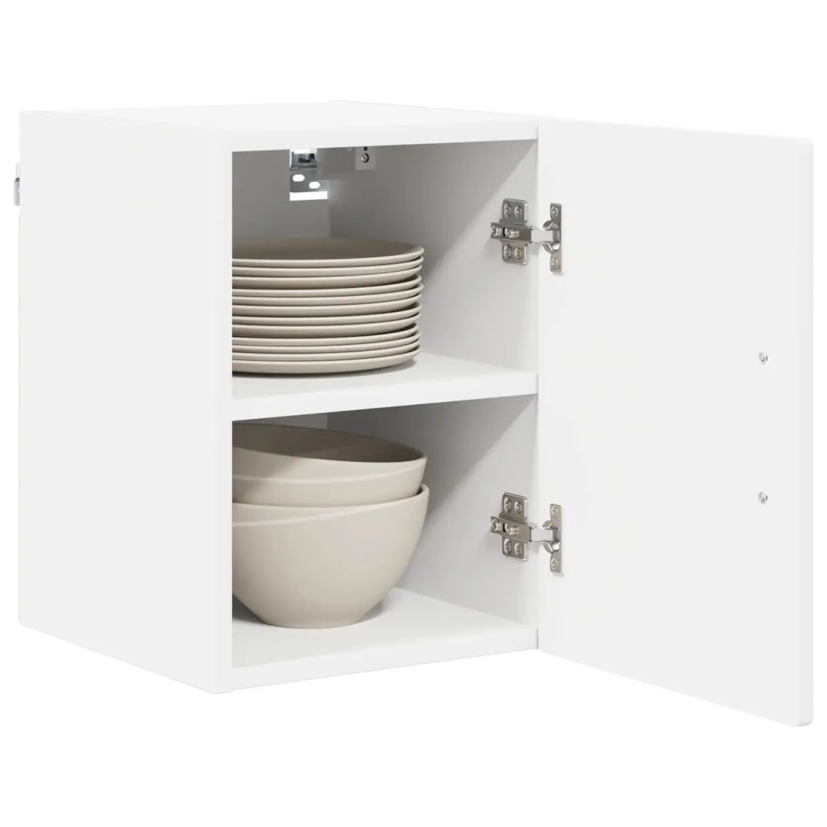 Wall Cabinet Kitchen Storage Unit White Engineered Wood 30x31x40cm