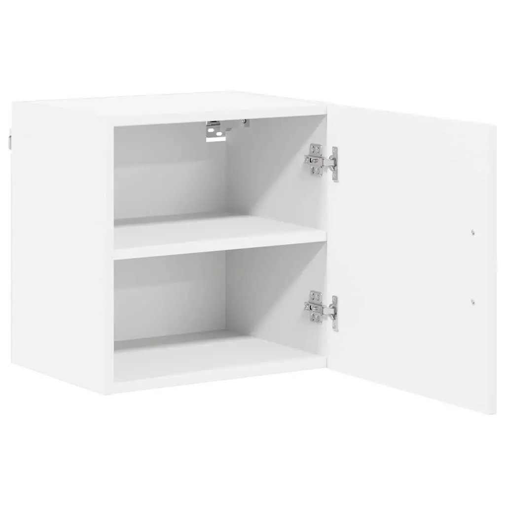 Wall Cabinet White Engineered Wood Kitchen Storage Cupboard 40 x 31 x 40 cm