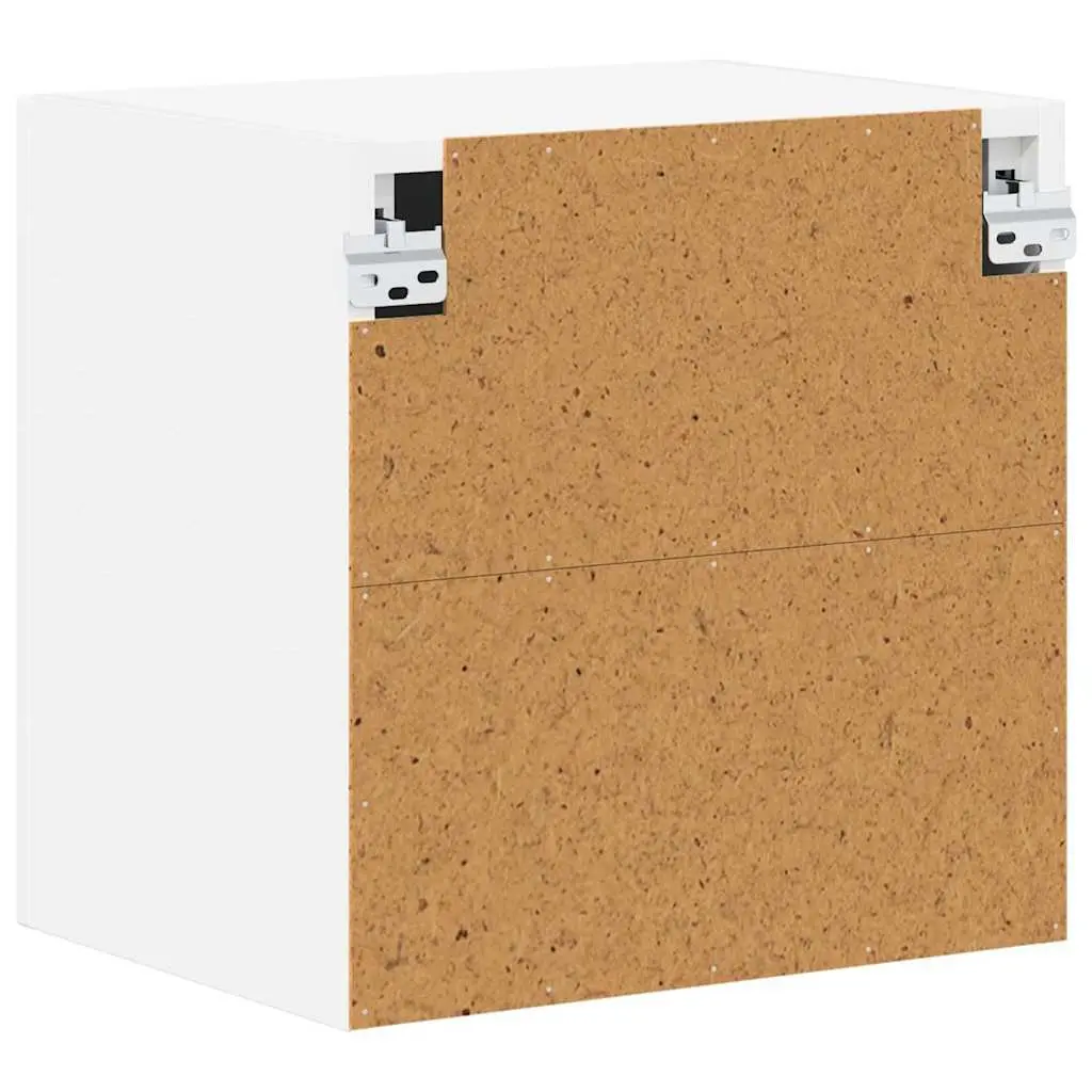Wall Cabinet White Engineered Wood Kitchen Storage Cupboard 40 x 31 x 40 cm