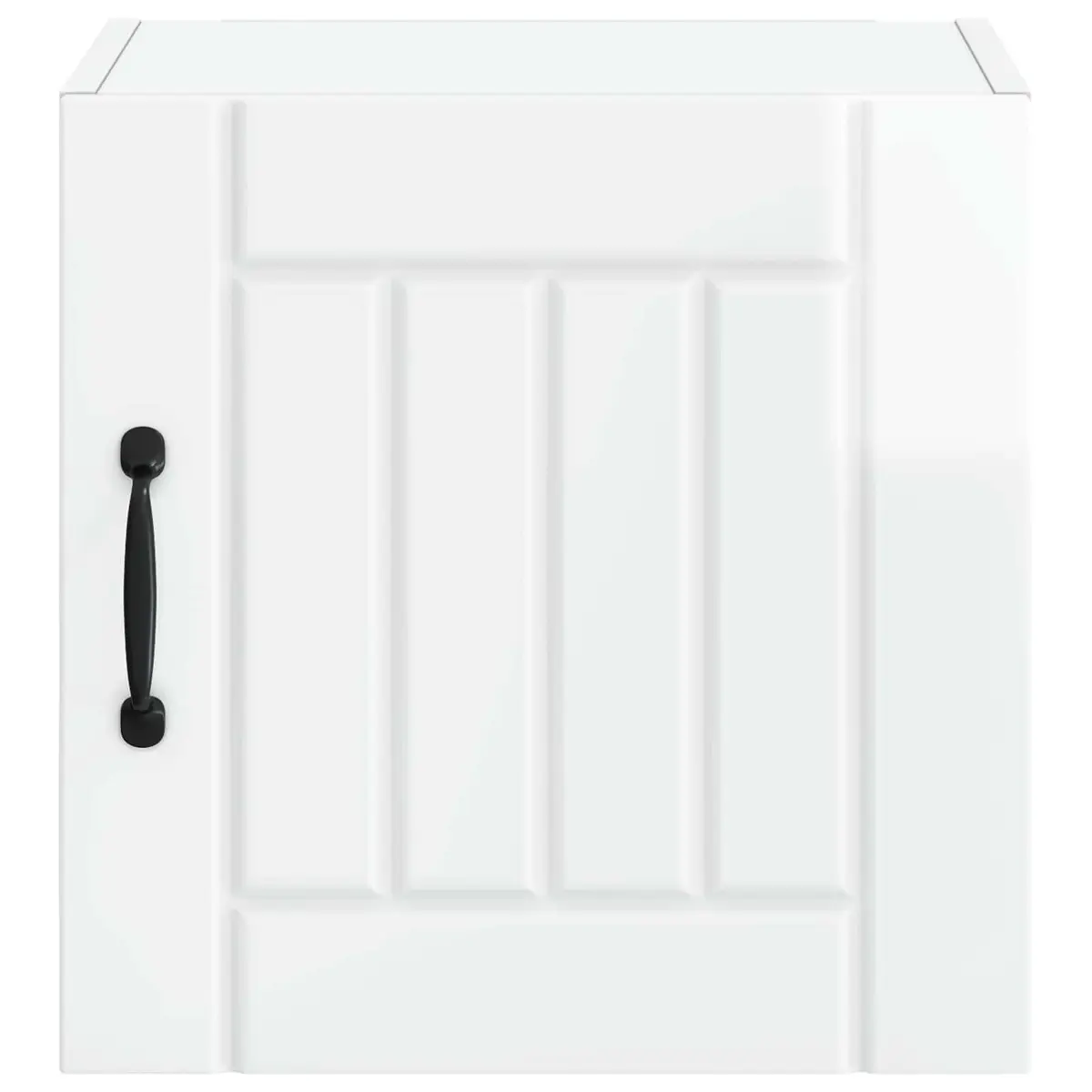 Wall Cabinet High Gloss White Kitchen Storage 2 Piece Set 40x31x40cm Modern