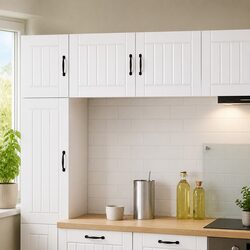 Wall Cabinet White Dishwasher Panel Engineered Wood Kitchen Storage Furniture
