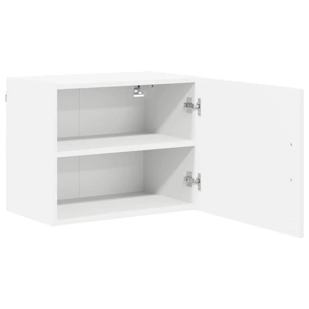 Wall Cabinet Kitchen Dishwasher Panel Engineered Wood White 50 x 31 x 40 cm