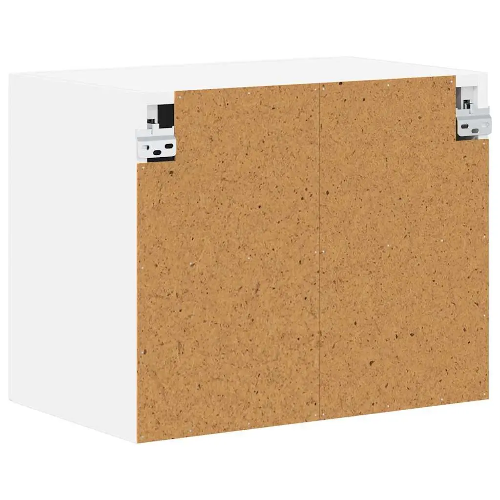 Wall Cabinet Kitchen Dishwasher Panel Engineered Wood White 50 x 31 x 40 cm