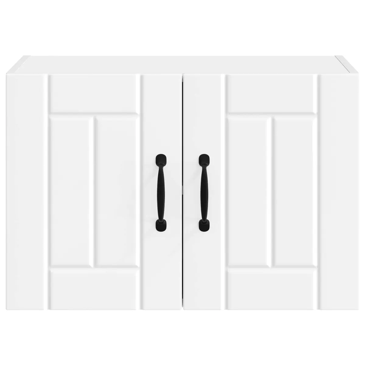 White Wall Cabinet 60 x 31 x 40 cm for Kitchen Storage
