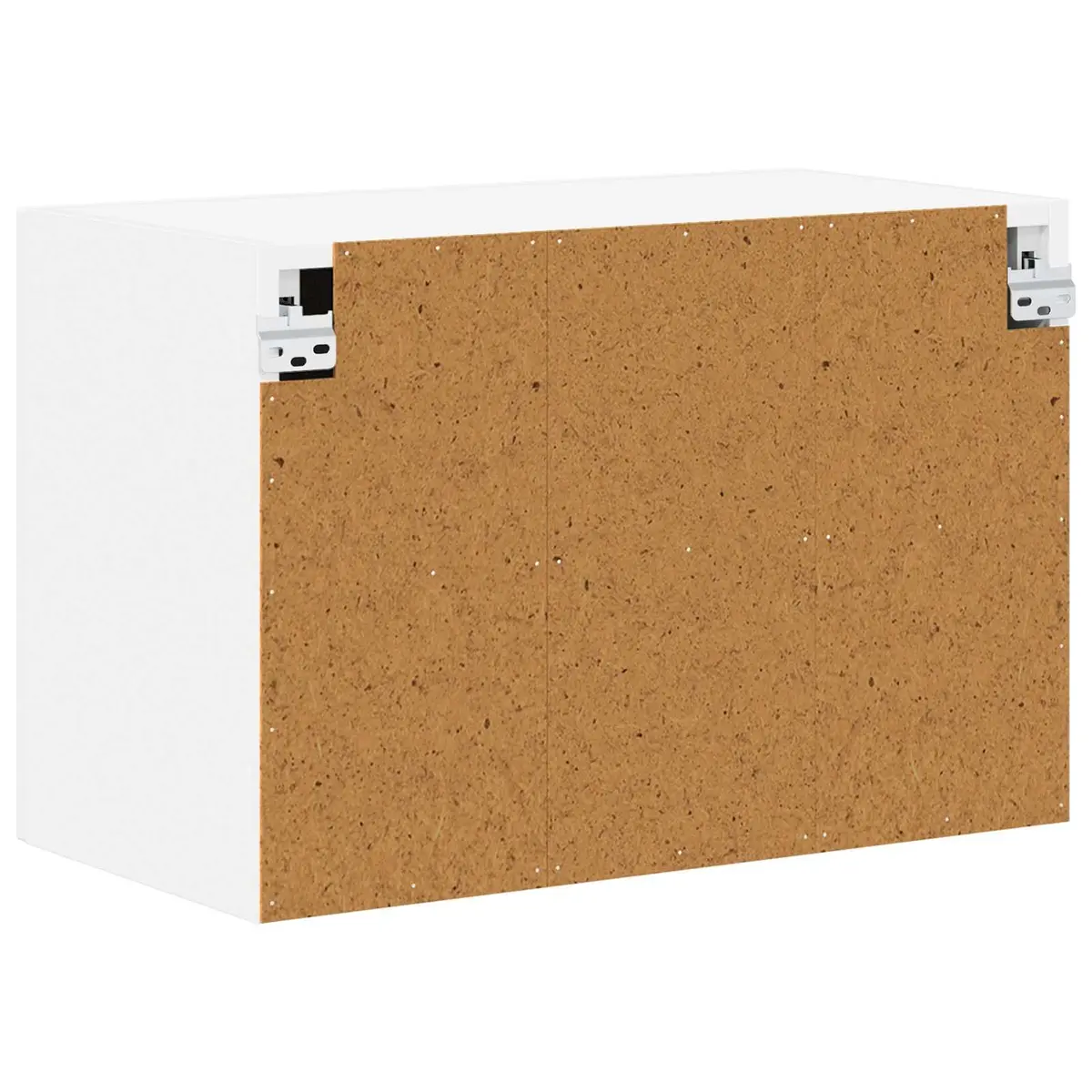 White Wall Cabinet 60 x 31 x 40 cm for Kitchen Storage