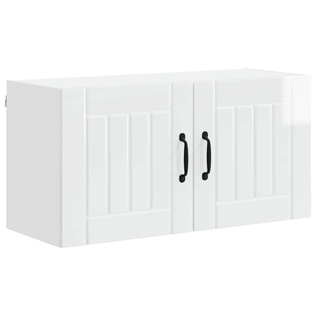 Engineered Wood Wall Cabinet with Integrated Dishwasher Panel