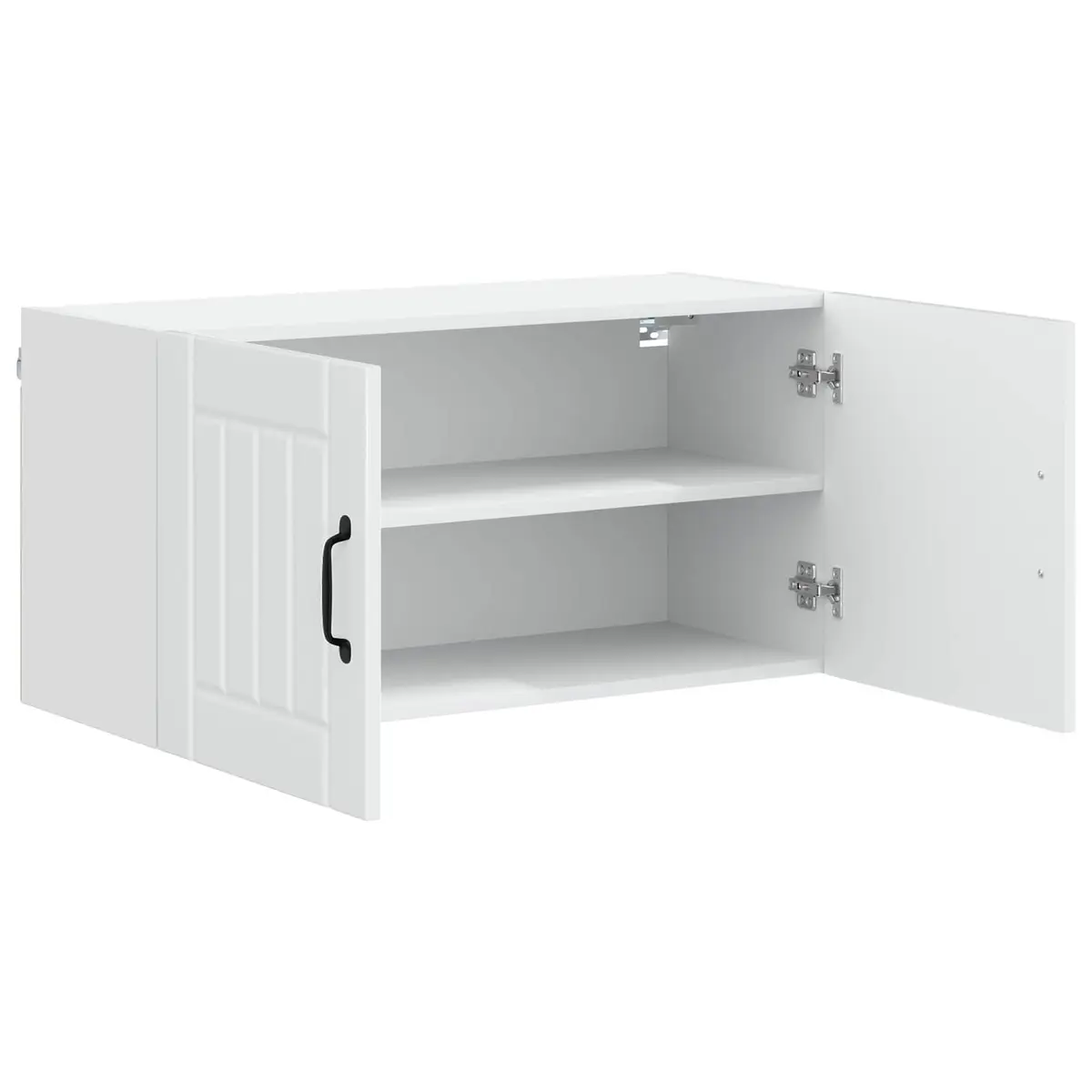 Engineered Wood Wall Cabinet with Integrated Dishwasher Panel