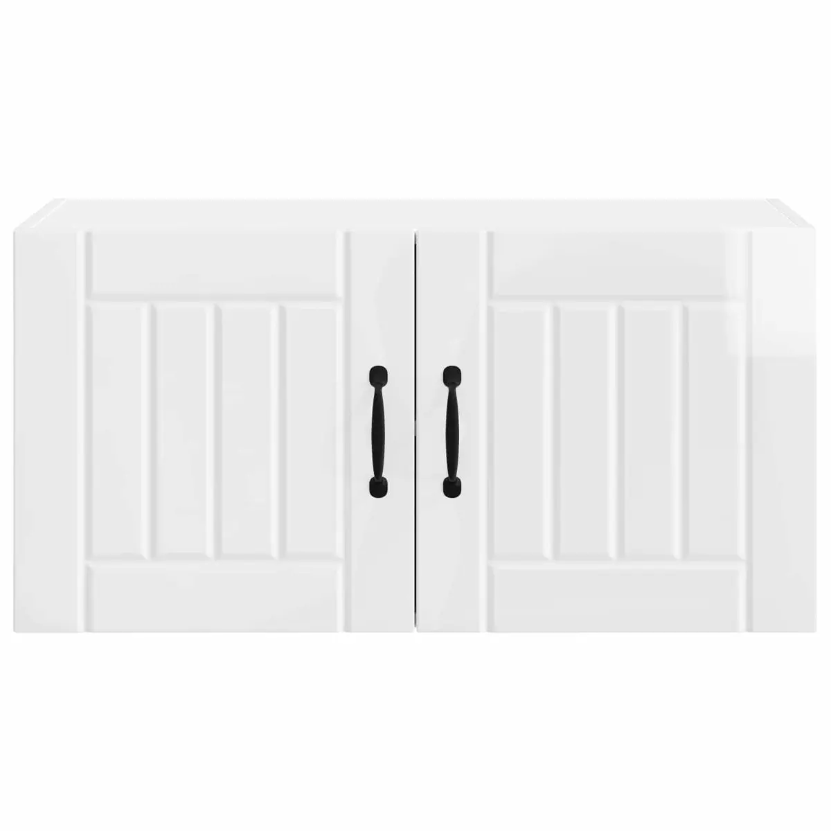 Engineered Wood Wall Cabinet with Integrated Dishwasher Panel