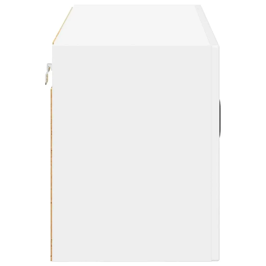 High Gloss White Glass Kitchen Cabinet