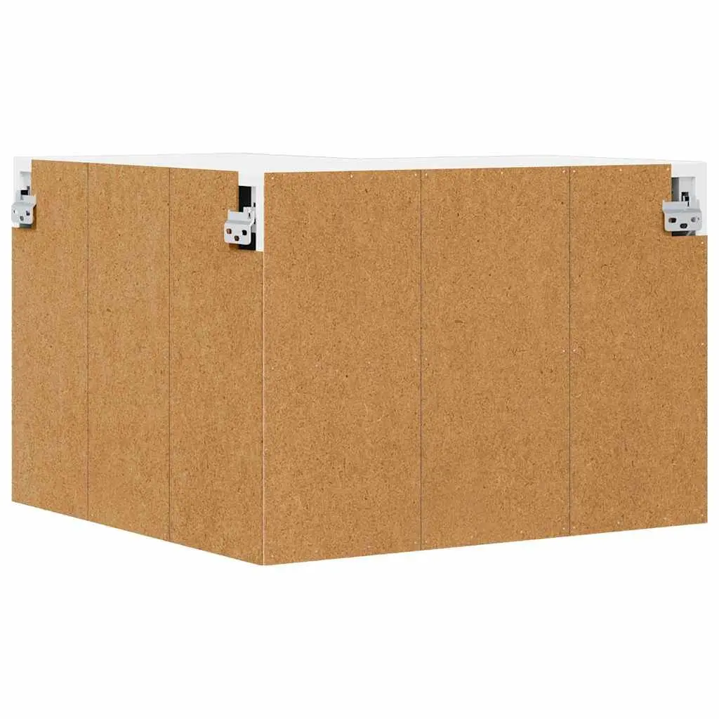 Wall Corner Cabinet Kitchen Storage Unit High Gloss White 57 x 57 x 40 cm