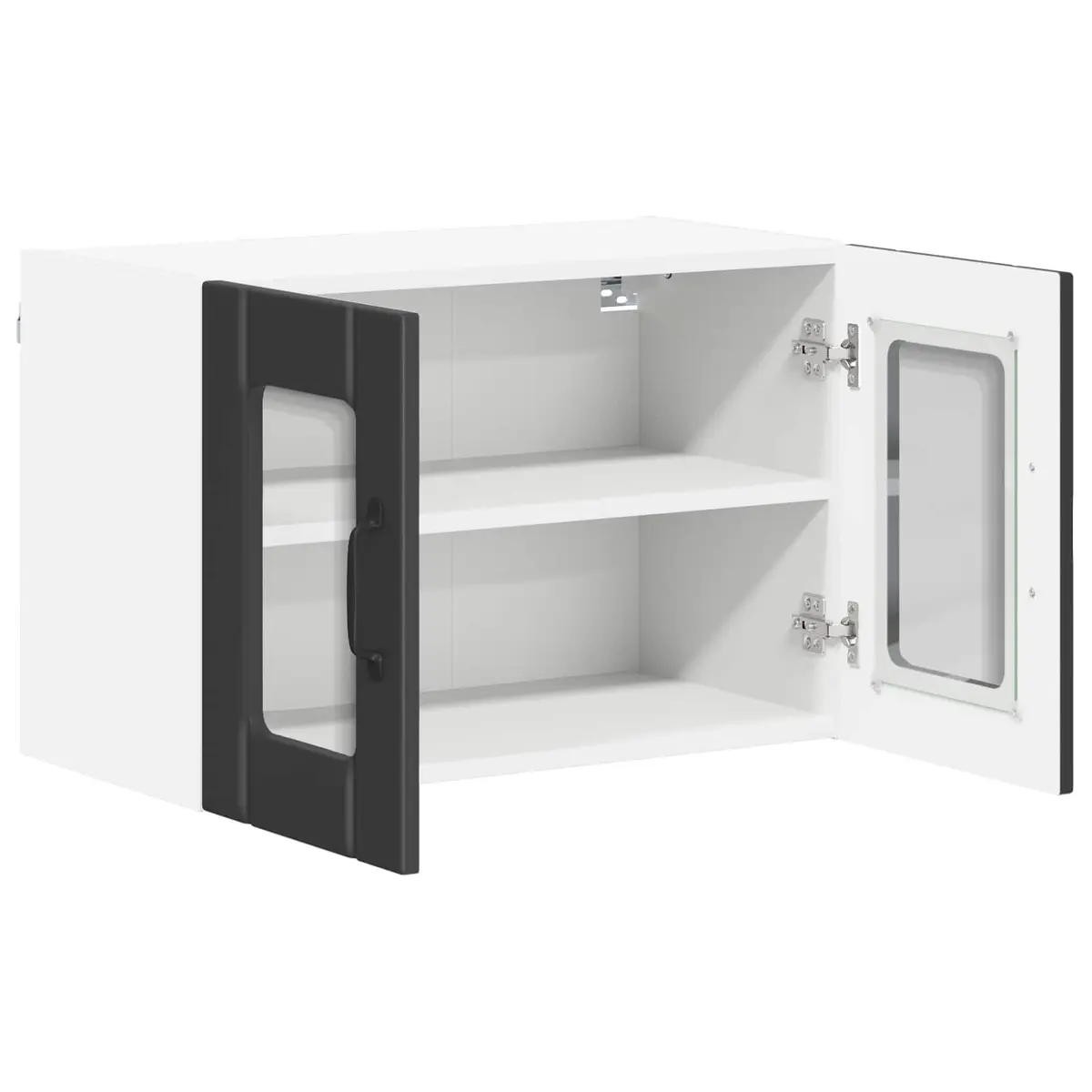 Wall Glass Cabinet Kitchen Storage Unit 60 x 31 x 40 cm