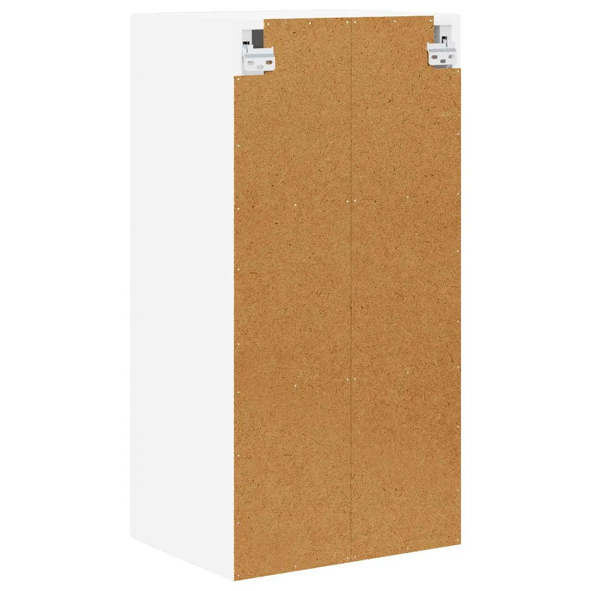Wall Glass Cabinet White Kitchen Storage Engineered Wood 40 x 31 x 80 cm